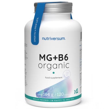 Nutriversum Vita Mg + B6 Organic - 120 cpr BENESSERE-SALUTE