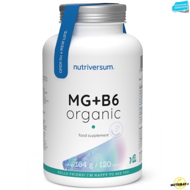 Nutriversum Vita Mg + B6 Organic - 120 cpr BENESSERE-SALUTE