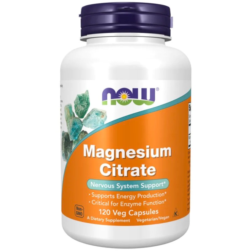 Now Foods Magnesium Citrate - 120 caps SALI MINERALI