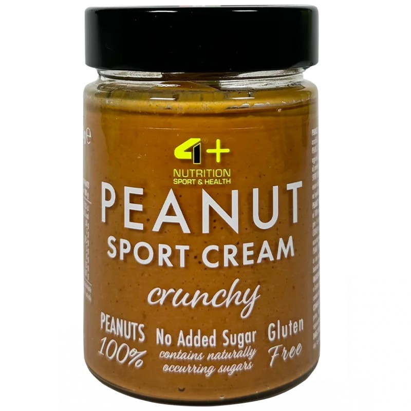 4+ Nutrition Peanut Sport Cream Crunchy - 300 gr AVENE - ALIMENTI PROTEICI