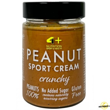 4+ Nutrition Peanut Sport Cream Crunchy - 300 gr AVENE - ALIMENTI PROTEICI