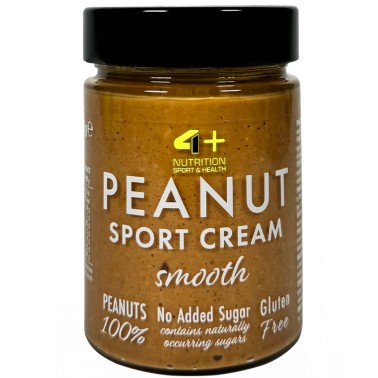 4+ Nutrition Peanut Sport Cream Smooth - 300 gr AVENE - ALIMENTI PROTEICI