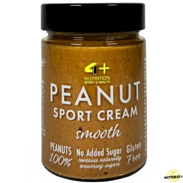 4+ Nutrition Peanut Sport Cream Smooth - 300 gr AVENE - ALIMENTI PROTEICI