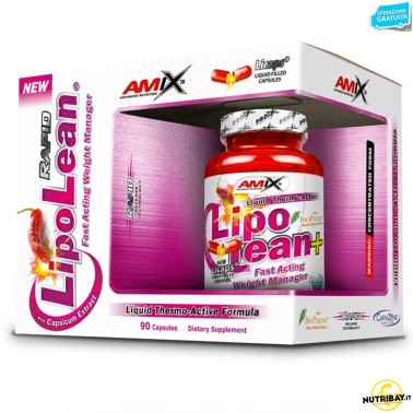 Amix LipoLean+ - 90 caps BRUCIA GRASSI TERMOGENICI