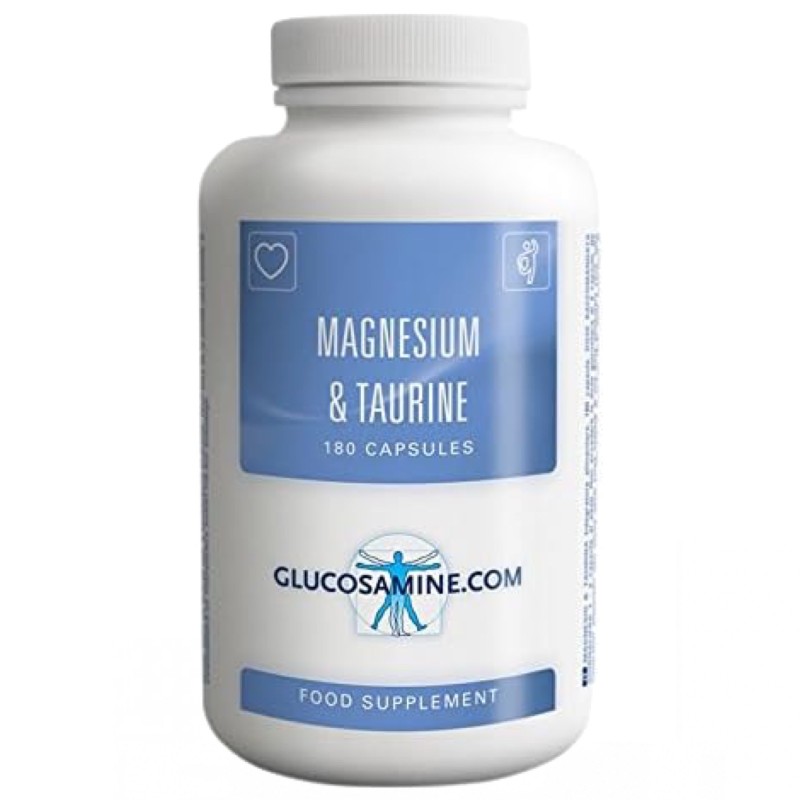 Glucosamine.Com Magnesium & Taurine - 180 caps TAURINA