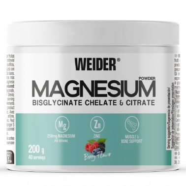 Weider Magnesium Powder - 200 gr SALI MINERALI