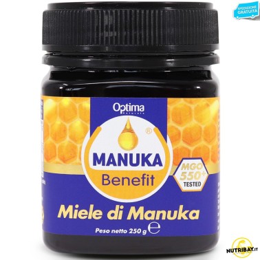 Optima Miele di Manuka Benefit 550 + MGO - 250 gr RIMEDI NATURALI