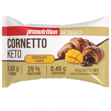 Pronutrition Cornetto Keto Cioccolato e Mango - 1 cornetto da 50 gr AVENE - ALIMENTI PROTEICI