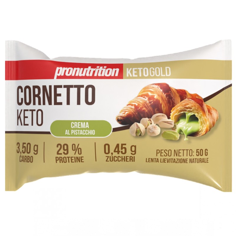 Pronutrition Cornetto Keto Crema al Pistacchio - 1 cornetto da 50 gr AVENE - ALIMENTI PROTEICI