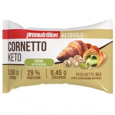 Pronutrition Cornetto Keto Crema al Pistacchio - 1 cornetto da 50 gr AVENE - ALIMENTI PROTEICI