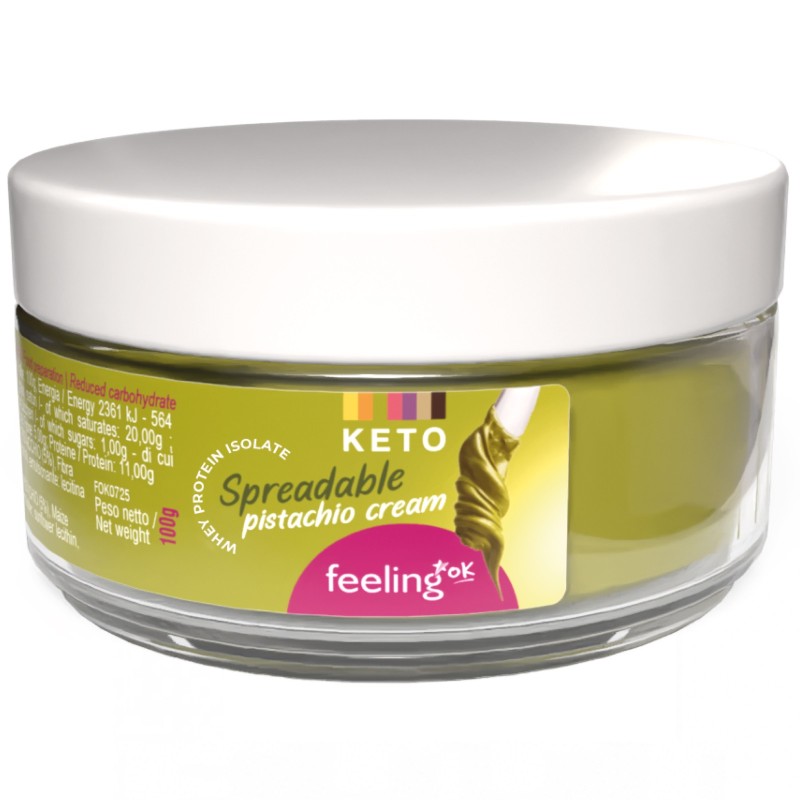 Feeling Ok Crema Spalmabile Keto al Pistacchio - 100 gr AVENE - ALIMENTI PROTEICI