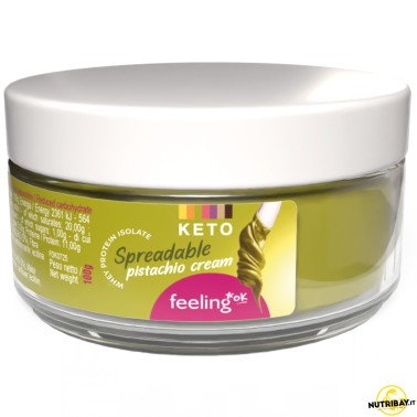 Feeling Ok Crema Spalmabile Keto al Pistacchio - 100 gr AVENE - ALIMENTI PROTEICI