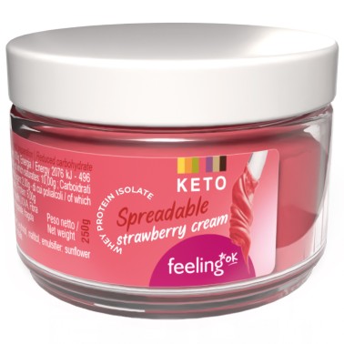 Feeling Ok Crema Spalmabile Keto alla Fragola - 250 gr AVENE - ALIMENTI PROTEICI