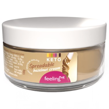 Feeling Ok Crema Spalmabile Keto alla Nocciola - 100 gr AVENE - ALIMENTI PROTEICI
