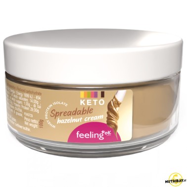 Feeling Ok Crema Spalmabile Keto alla Nocciola - 100 gr AVENE - ALIMENTI PROTEICI