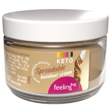 Feeling Ok Crema Spalmabile Keto alla Nocciola - 250 gr AVENE - ALIMENTI PROTEICI