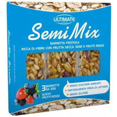 Ultimate Italia Barretta Semi Mix - 3 barrette da 30 gr BARRETTE ENERGETICHE