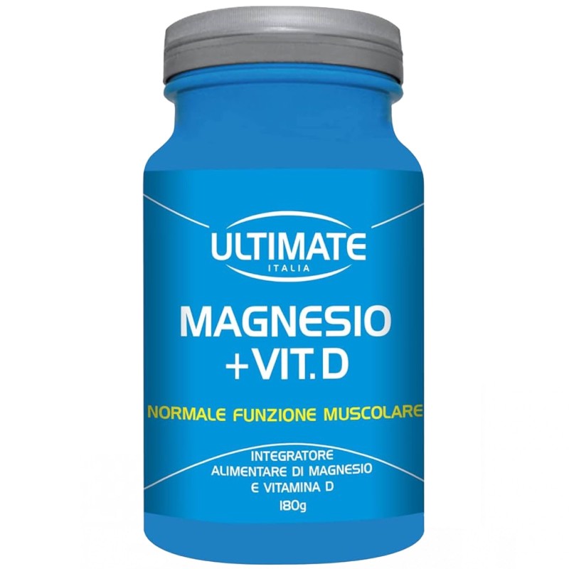 Ultimate Italia Magnesio + Vit D - 180 gr SALI MINERALI