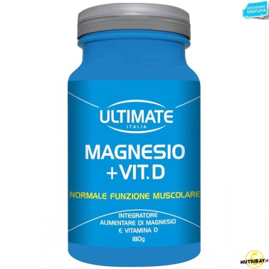Ultimate Italia Magnesio + Vit D - 180 gr SALI MINERALI