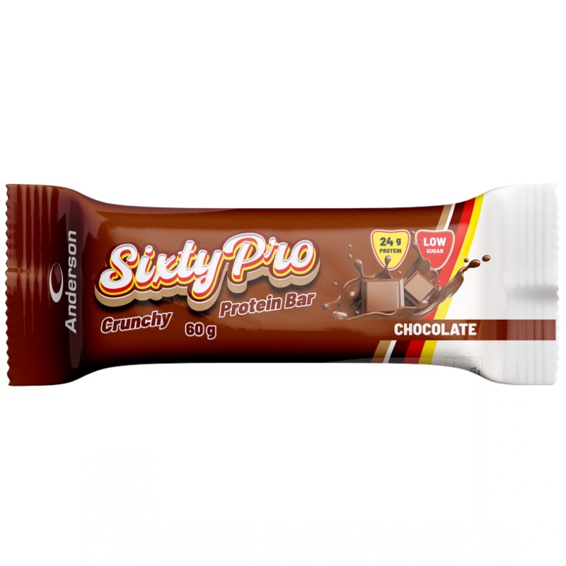 Anderson Sixty Pro Crunchy Protein Bar - 1 barretta da 60 gr BARRETTE ENERGETICHE