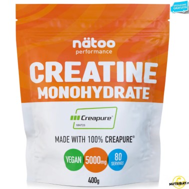 Natoo Performance Creatine Monohydrate - 400 gr Creapure® CREATINA
