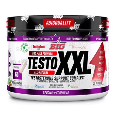 Big Testo XXL Testosterone Support Complex - 60 caps TONICI