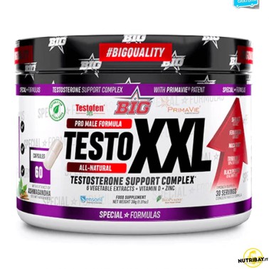 Big Testo XXL Testosterone Support Complex - 60 caps TONICI