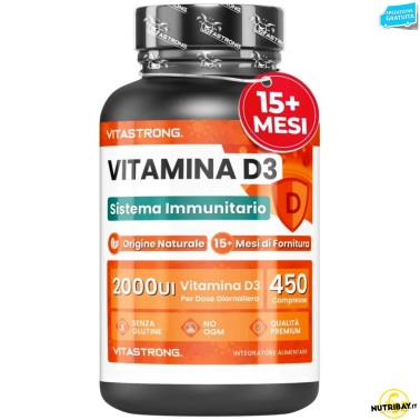 Vitastrong Vitamina D3 - 450 cpr VITAMINE