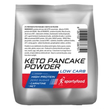 Sportyfood Keto Pancake Powder Classico - 150 gr AVENE - ALIMENTI PROTEICI