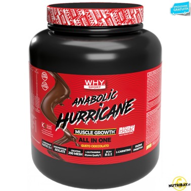 Why Sport Anabolic Hurricane - 1,8 Kg GAINERS AUMENTO MASSA