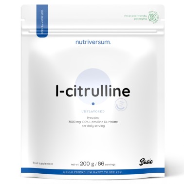 Nutriversum Basic L-Citrulline - 200 gr PRE ALLENAMENTO