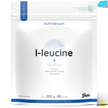 Nutriversum Basic L-Leucine - 200 gr AMINOACIDI BCAA