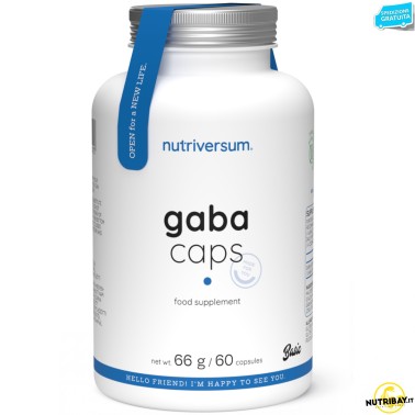 Nutriversum Basic Gaba Caps - 60 caps BENESSERE-SALUTE