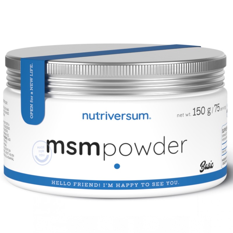 Nutriversum Basic Msm Powder - 150 gr BENESSERE ARTICOLAZIONI