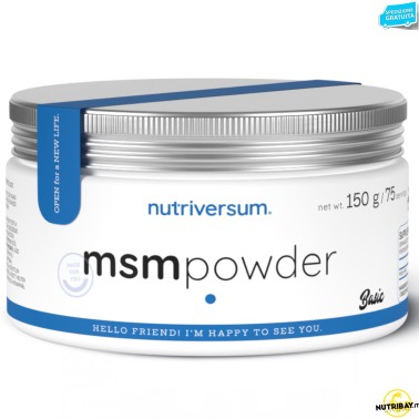 Nutriversum Basic Msm Powder - 150 gr BENESSERE ARTICOLAZIONI