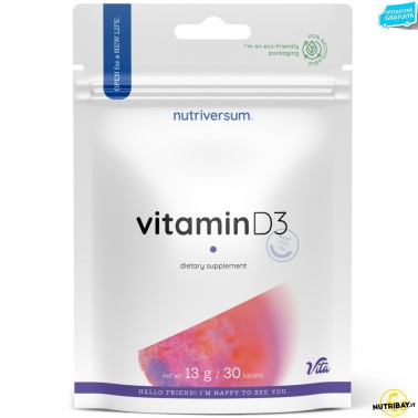 Nutriversum Vita Vitamin D3 - 30 cpr VITAMINE