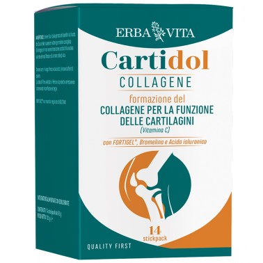 Erba Vita Cartidol Collagene - 14 stickpack da 9,5 gr BENESSERE ARTICOLAZIONI