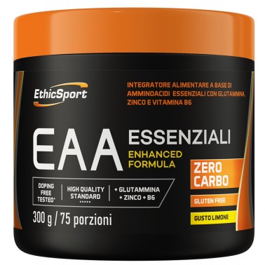 Ethic Sport EAA Essenziali - 300 gr AMINOACIDI COMPLETI / ESSENZIALI