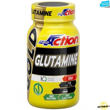 Proaction Gold Glutamine Kyowa Quality - 150 cpr GLUTAMMINA
