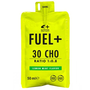 4+ Nutrition Fuel+ 30 Cho - 1 gel da 50 ml CARBOIDRATI - ENERGETICI