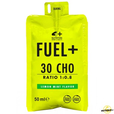 4+ Nutrition Fuel+ 30 Cho - 1 gel da 50 ml CARBOIDRATI - ENERGETICI