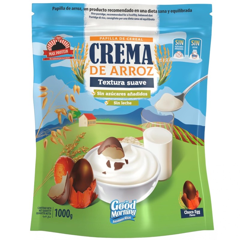 Max Protein Good Morning Crema de Arroz - 1 Kg AVENE - ALIMENTI PROTEICI