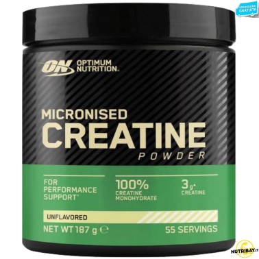 On Optimum Nutrition Micronised Creatine Powder - 187 gr CREATINA