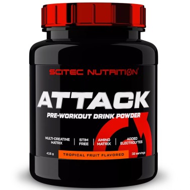 Scitec Nutrition Attack - 416 gr PRE ALLENAMENTO