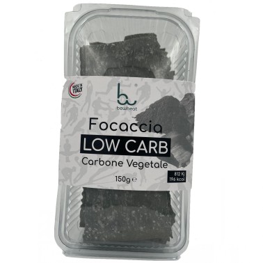Bewheat Focaccia Low Carb Carbone Vegetale - 150 gr AVENE - ALIMENTI PROTEICI