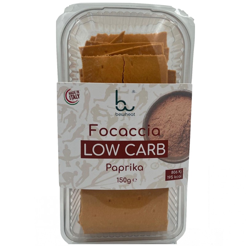 Bewheat Focaccia Low Carb Paprika - 150 gr AVENE - ALIMENTI PROTEICI