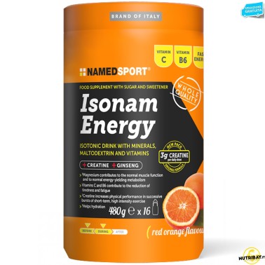 Named Sport Isonam Energy - 480 gr 3 gr Creatina SALI MINERALI