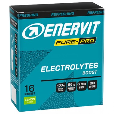 Enervit Pure-Pro Electrolytes Boost - Astuccio da 16 bustine da 4 gr SALI MINERALI