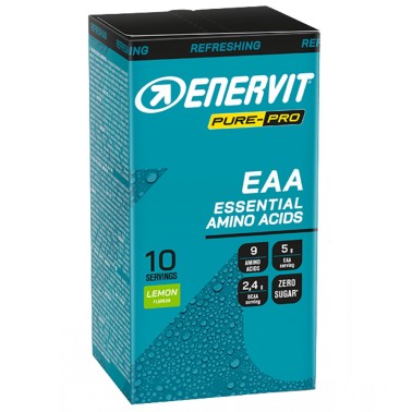 Enervit Pure-Pro EAA - Astuccio da 10 bustine da 10 gr AMINOACIDI COMPLETI / ESSENZIALI