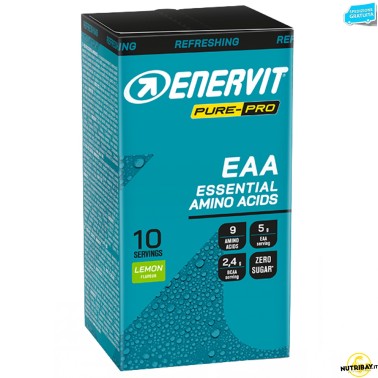 Enervit Pure-Pro EAA - Astuccio da 10 bustine da 10 gr AMINOACIDI COMPLETI / ESSENZIALI